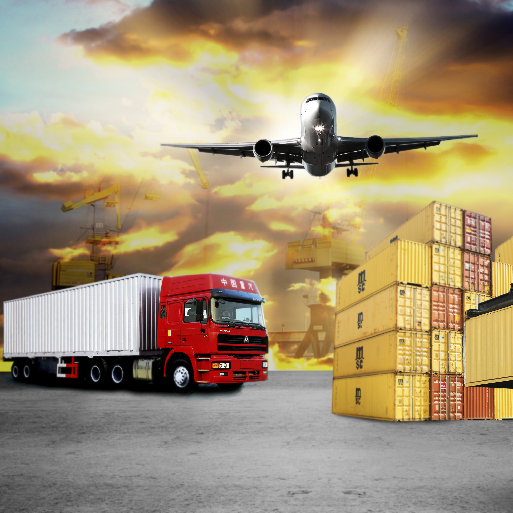International Trucking+Express Door Door China Freight Forwarder DDP Professional Agent Dangerous Goods Handling Cheap Rates
