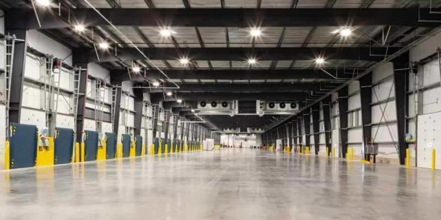 Cold Chain Distribution Center Food Logistics Refrigerated Storage Frozen Goods Multi Temperature Steel Warehouse