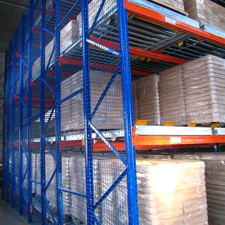 Pallet Flow Rack Cargo Storage Equipment Transportation Pallet Gravity Storage Racks Flow Racking Warehouse Industri Rack