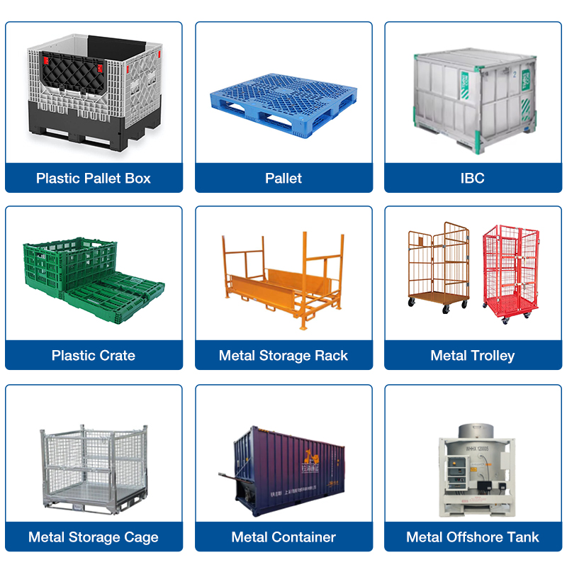 CIMC 1000 Liter Plastic IBC Tank For Chemical Storage Durable Foldable Intermediate Bulk Container For Liquids