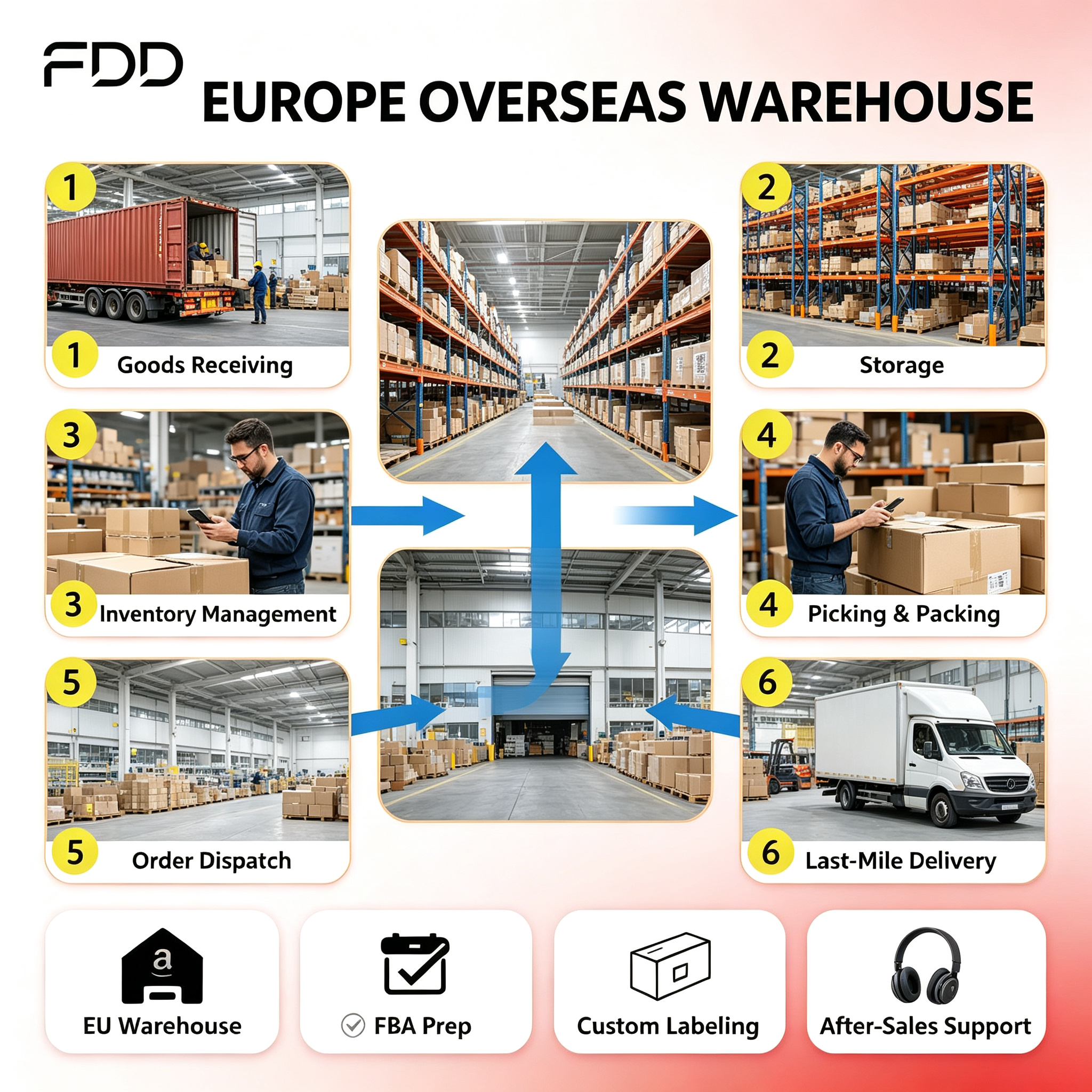 Shipping Agent Execute Bonded Warehouse Service Goods Storage Sorting Consolidation Cross-border Distributors Chinese Bulk Store