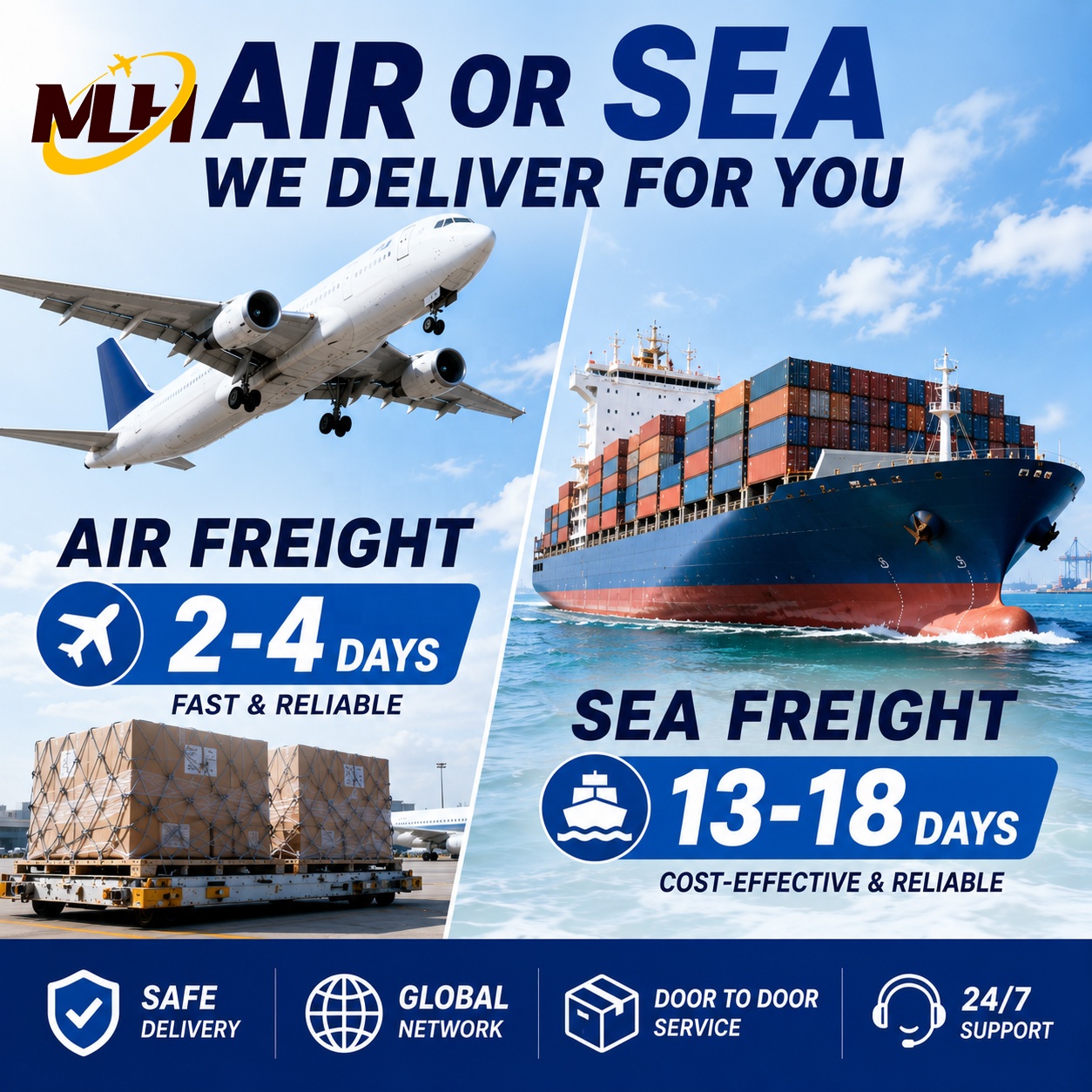Cheap FCL LCL Shipping Rates China To USA Europe 20ft 40ft HQ Container DDP DDU Door To Door Forwarder