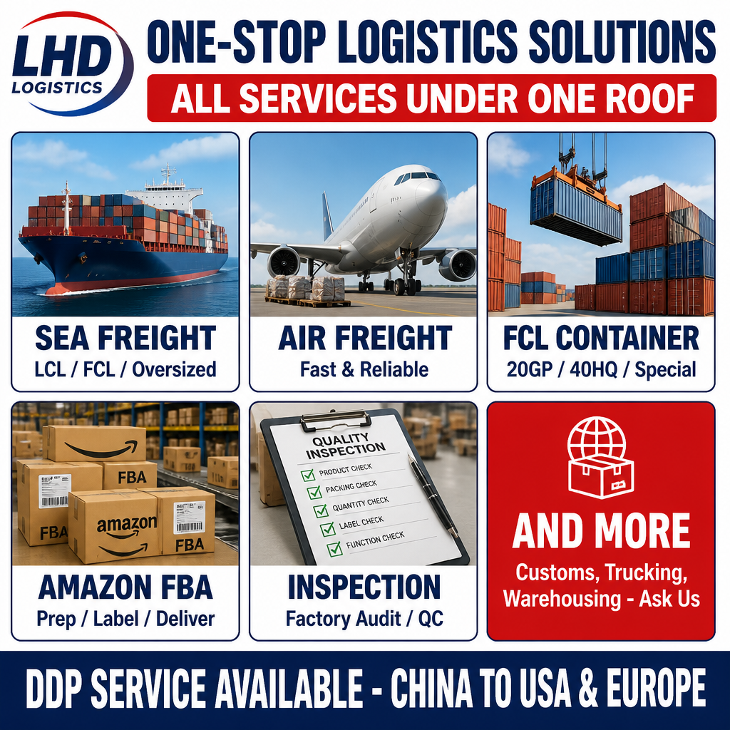 Sea Freight Forwarder Shipping Agent China to USA UK Canada Australia LCL FCL DDP Door to Door Customs Clearance