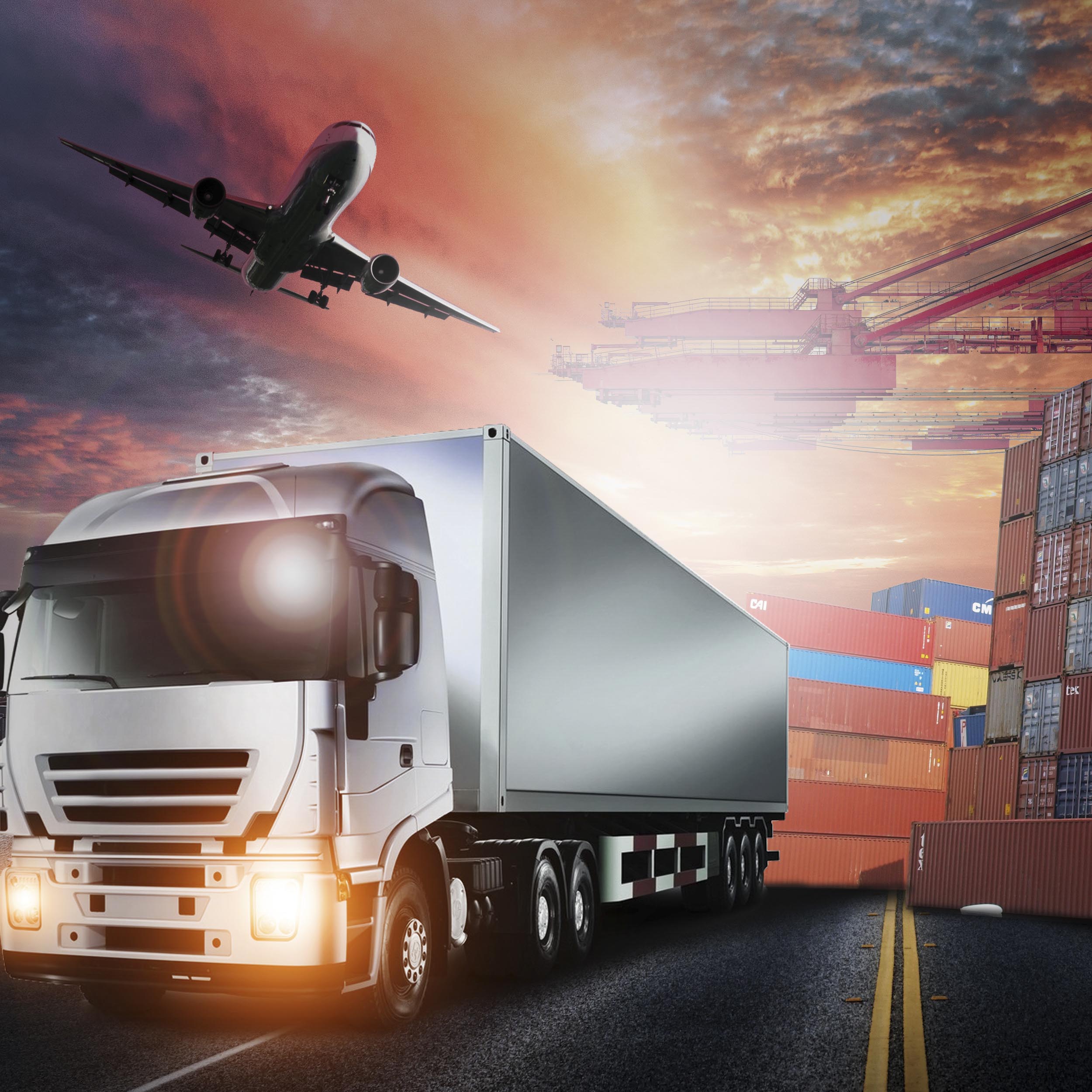 International Trucking+Express Door Door China Freight Forwarder DDP Professional Agent Dangerous Goods Handling Cheap Rates