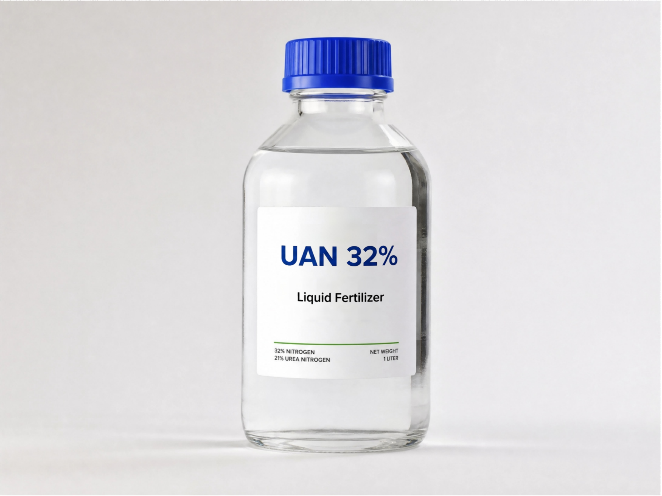 Liquid UAN Solution N32 28%-32% Purity Quick-release Bulk Ocean Freight Supply High Density Fluid in 1000L IBC Totes