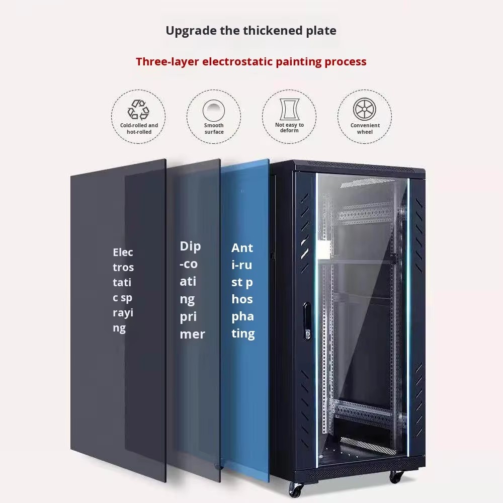 KD 18U 19-Inch Metal Flat Pack Disassembled Server Rack for Data Center Use with IP20 Protection Lower Shipping Cost in Stock