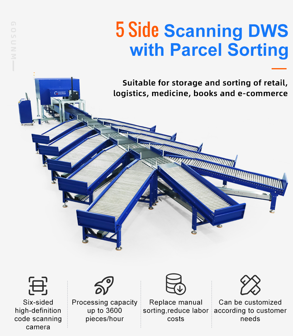 Automated Warehouse Parcel Sorted System Dynamic Dws Logistic Machine
