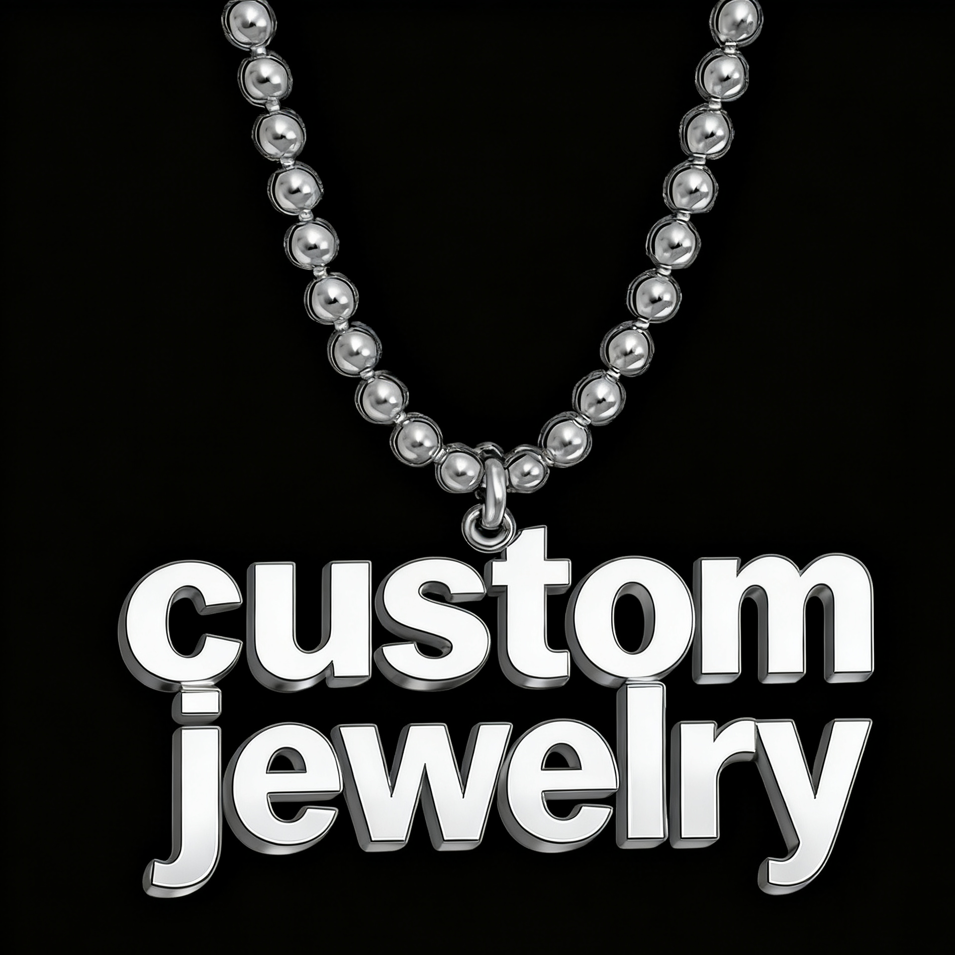 Custom Factory Supply Pvd Colorful 304 Stainless Steel Ball Bead Necklace Chain Waterproof Permanent Jewelry Making Accessory