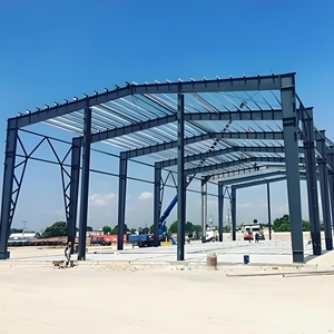 Custom PEB Steel Logistics Warehouse Large Span Storage Plant