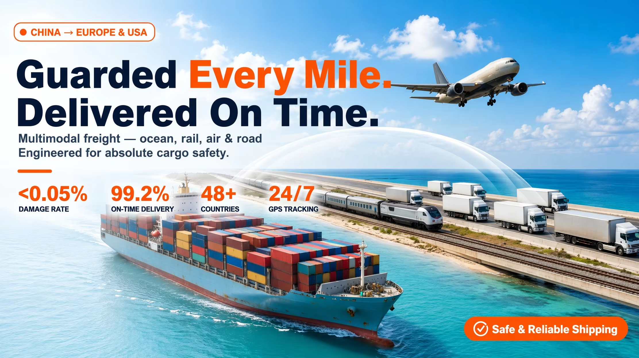 LHS China To USA Bonded Warehouse Service Port Warehouse Truck Bonded Warehouse Service On Time Delivery Route