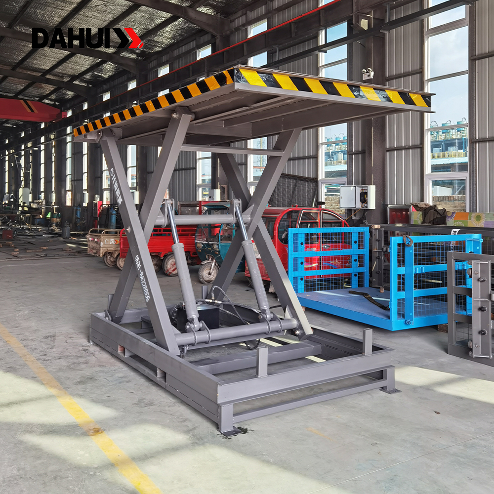 High Quality Fixed Stationary Scissor Lift Hydraulic Stationary Cargo Lift for Factory Logistics Project