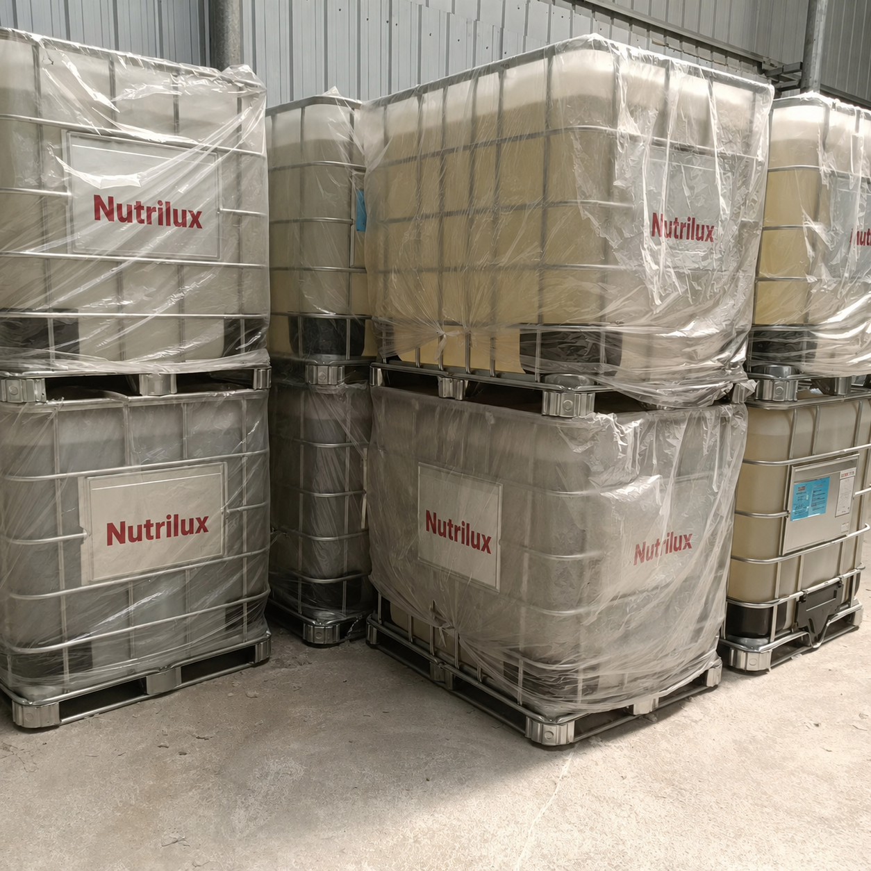 Liquid UAN Solution N32 28%-32% Purity Quick-release Bulk Ocean Freight Supply High Density Fluid in 1000L IBC Totes