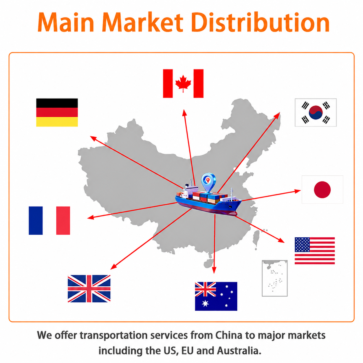 Reliable China to USA Sea Freight Logistics for Machinery Furniture Textile Cargo Shipping