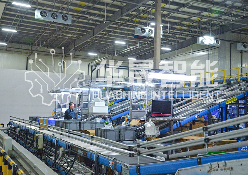 HUASHINE Large-scale Cold Chain Logistics Operation Center WITH ASRS/RGV/4 WAY SHUTTLE/AGV/MES ETC
