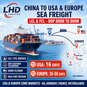 Sea Freight Forwarder Shipping China to USA UK Canada Australia