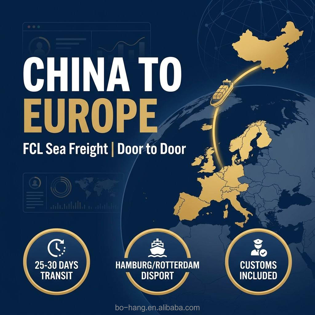 BHC Shipping Agent FCL LCL China to Spain Flammable Solid Special Transportation DGR Class 4 Hazmat DDP Door to Door Fast