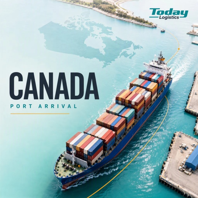 Shipping Freight Forwarding China to Canada LCL Cargo Local Truck Distribution Inspection Services Labeling Container Drayage