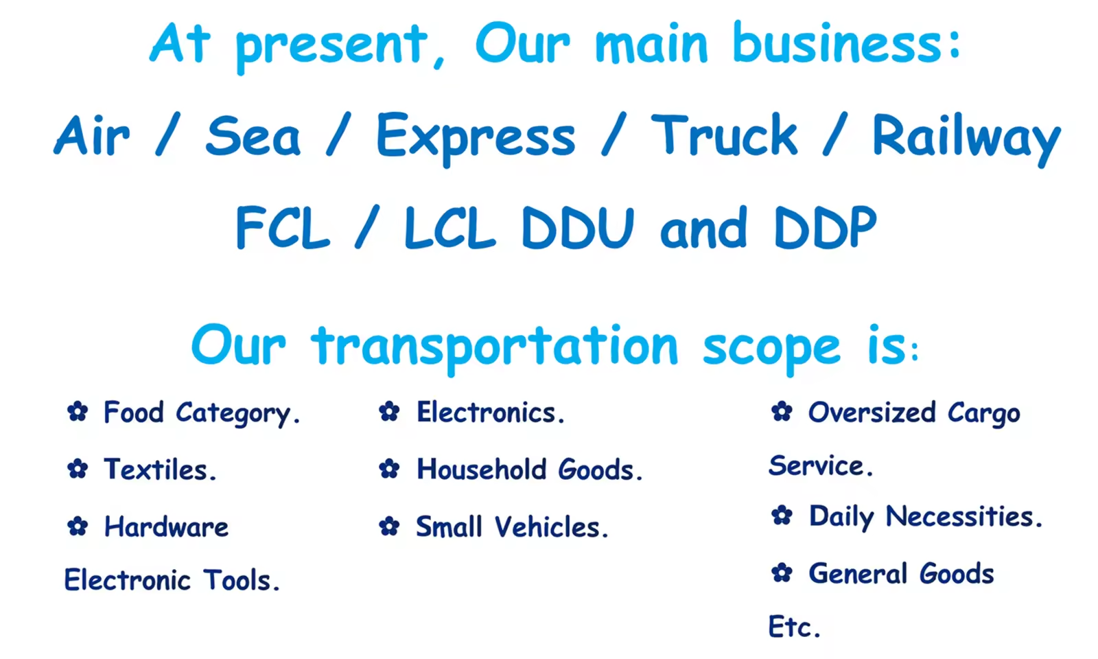 Logistics Infrastructure