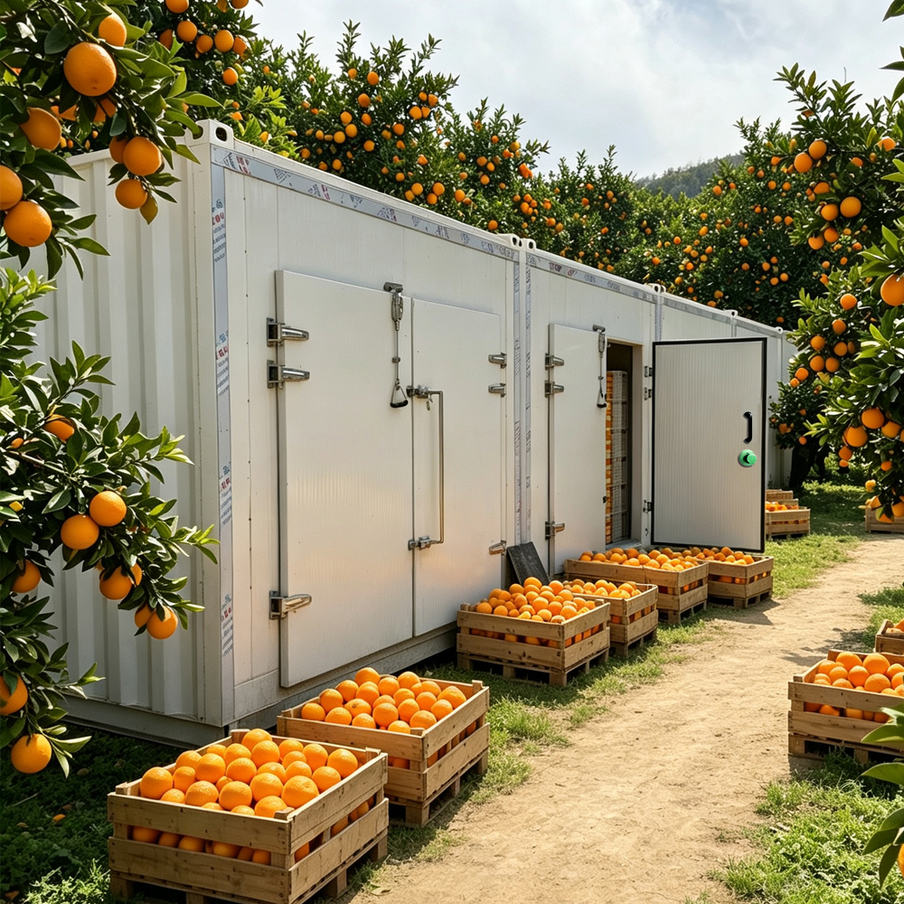 Factory Direct Mobile Cold Room With Two Temperature Zones And Double Doors Multi Purpose For Cold Chain Logistics Storage